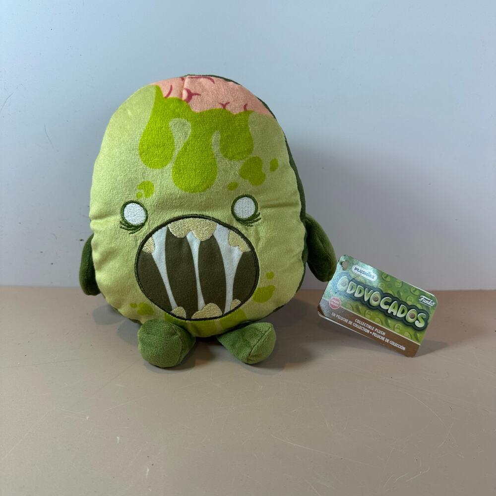 NWT Funko Oddvocados Plushies Zombie Plush Stuffed Animal Gamestop Exclusive
